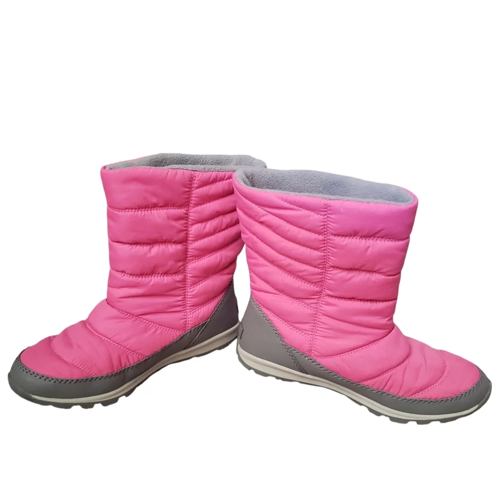 Sorel Boots Womens 6 Pink Quilted Winter Snow Rain Waterproof Insulation Boot